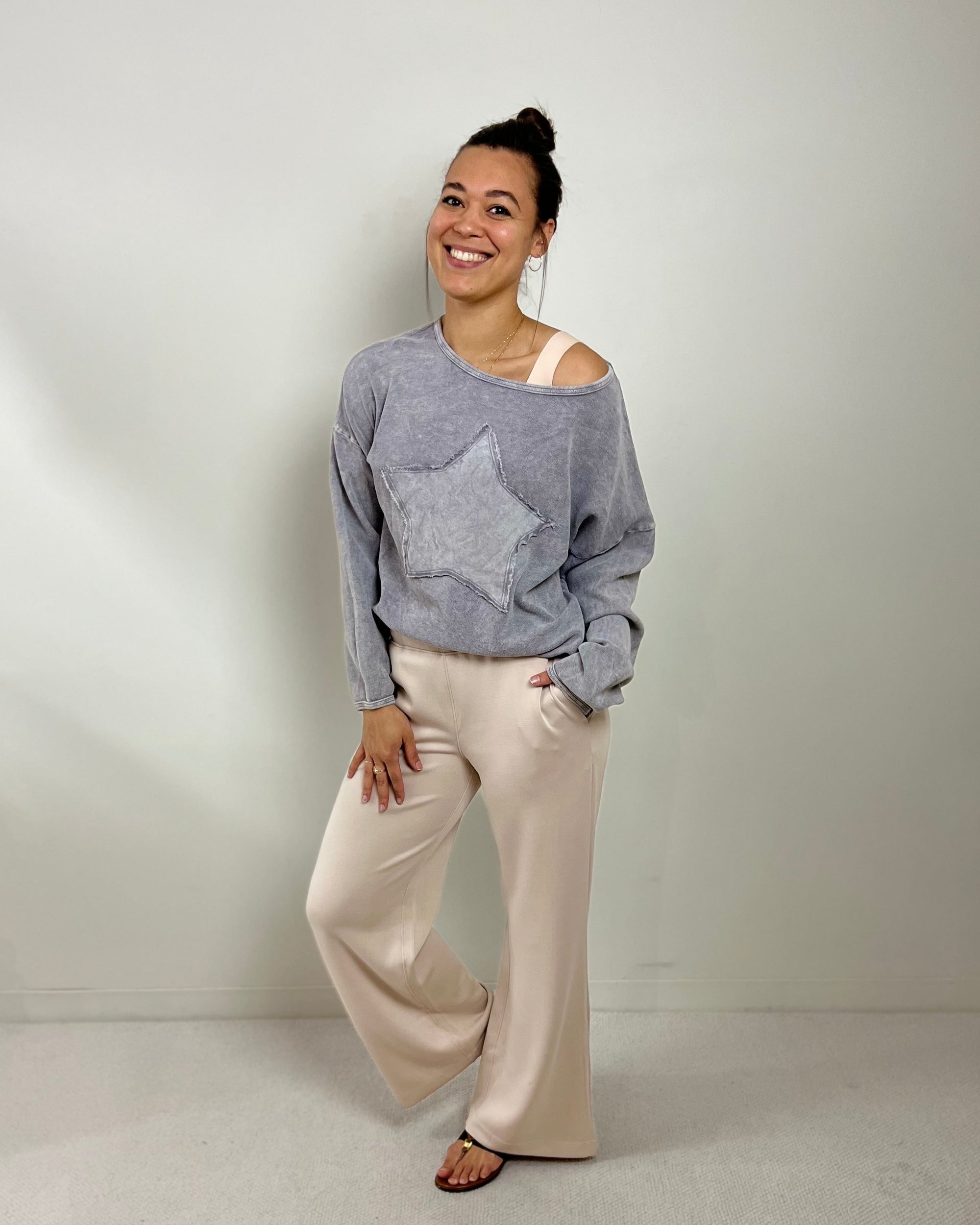 Star Patch Sweatshirt