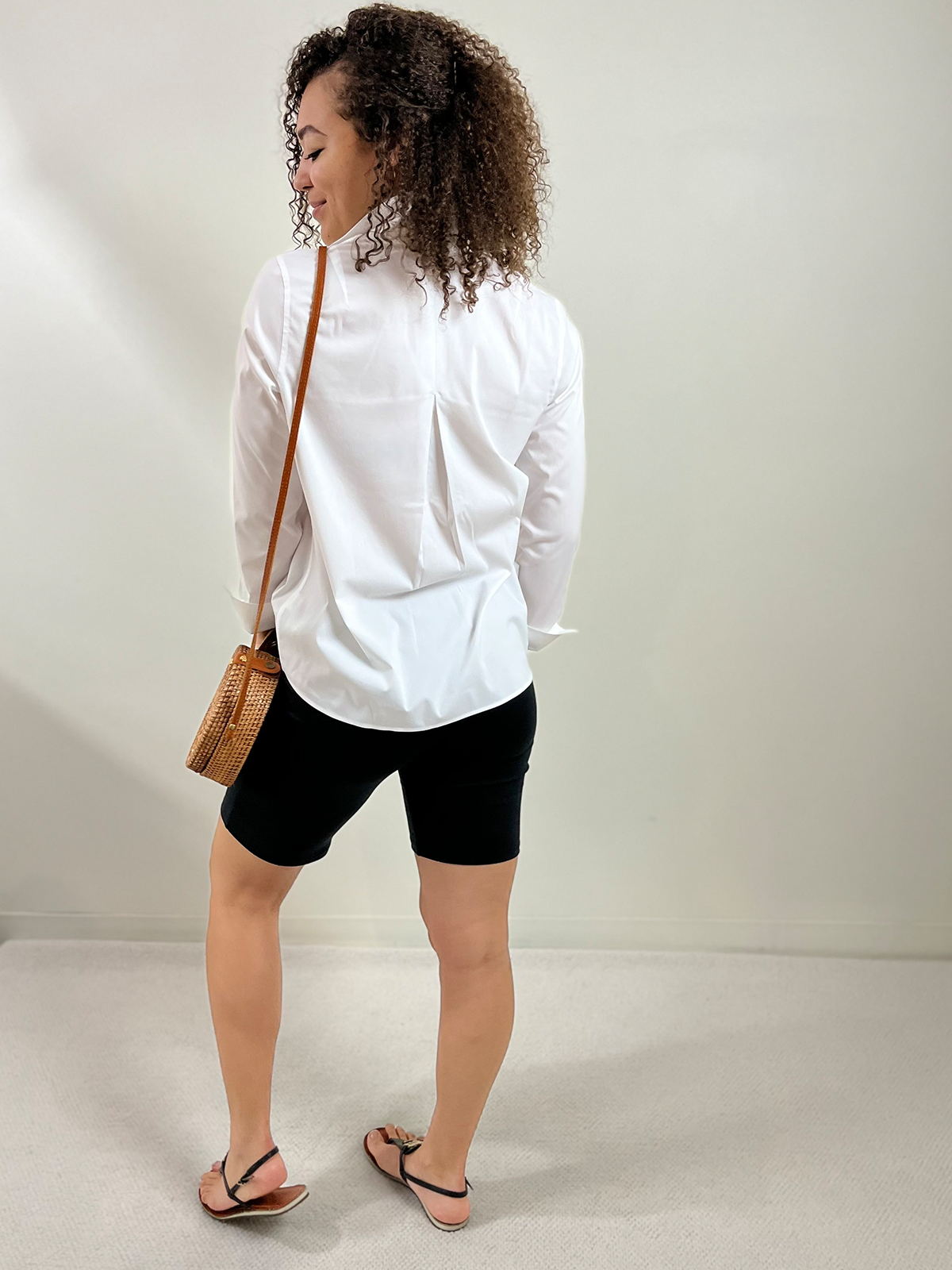 No-Iron Popover Shirt · White
