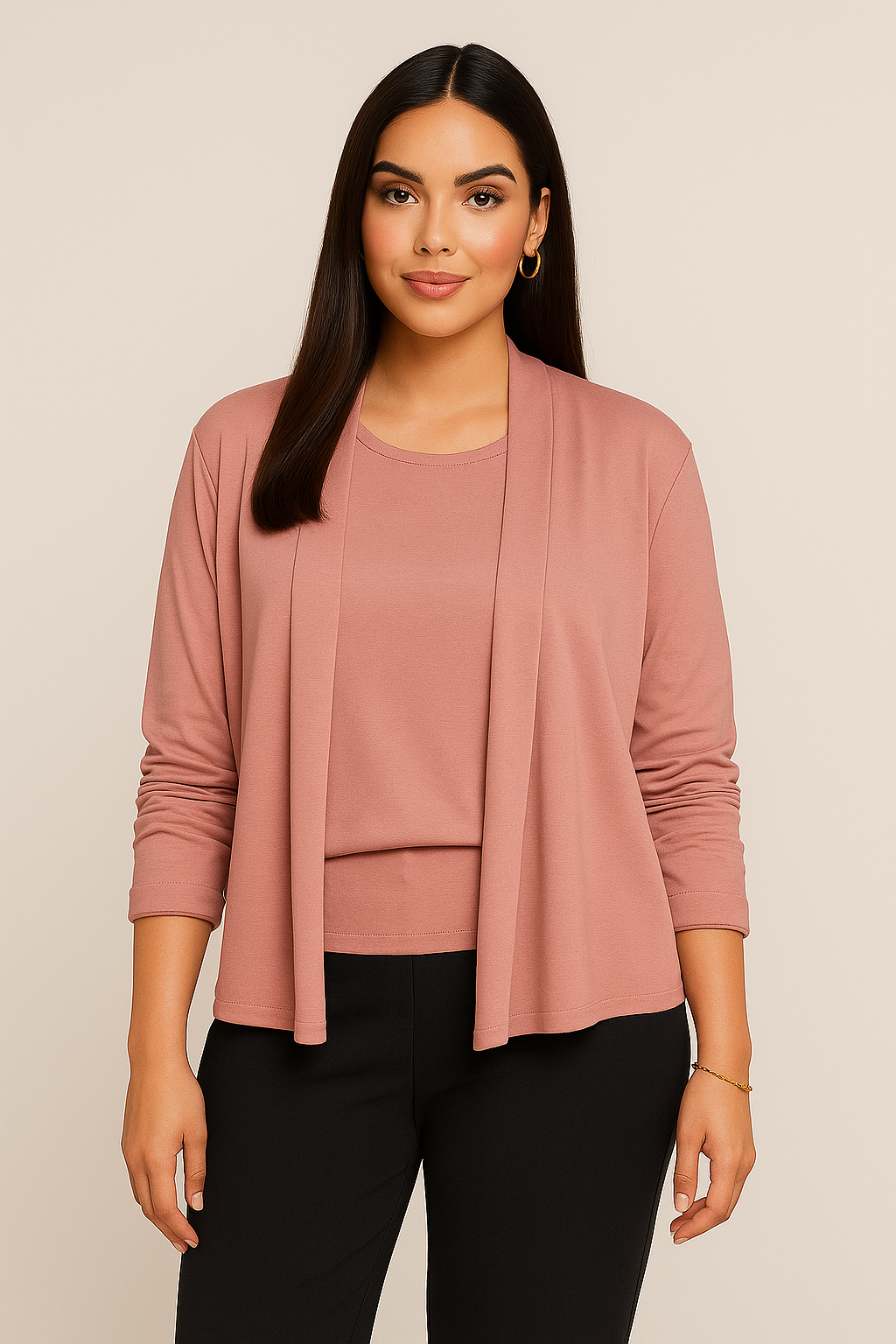 Swing Shortie · Dusty Rose