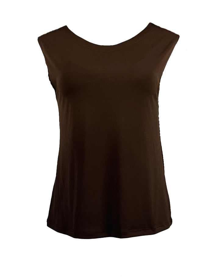 Turnaround Top · Java Brown