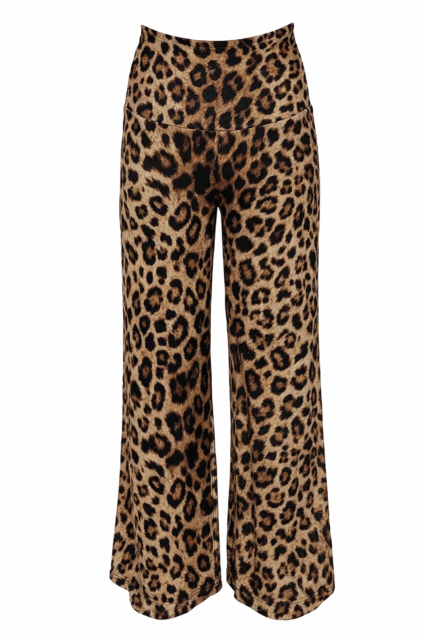 Roll Waist Pant · Classic Leopard