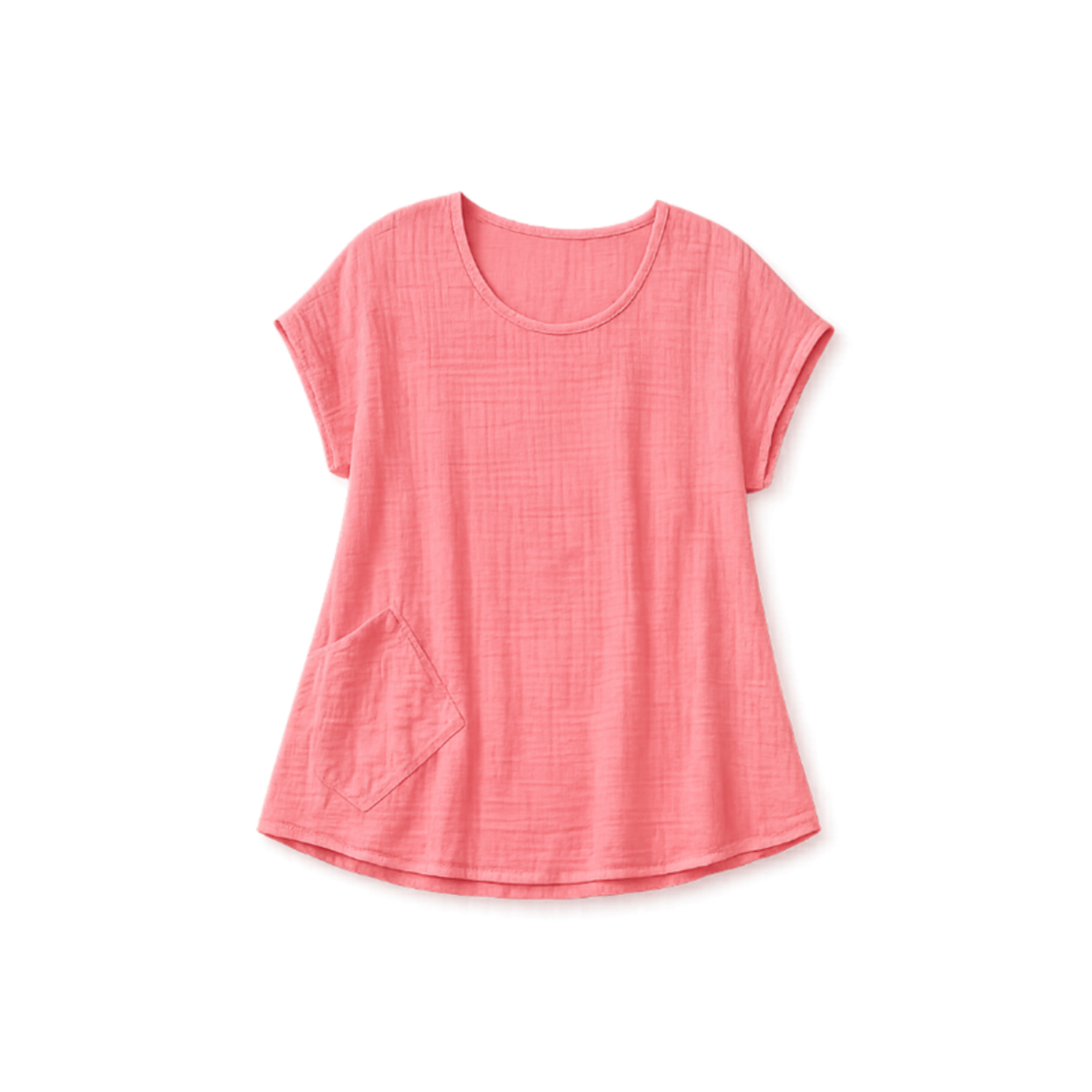 Bubble Gauze Pocket Top