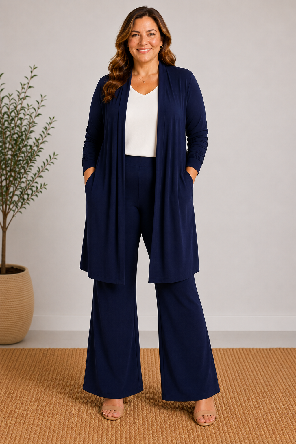 Dressy Duster · Navy