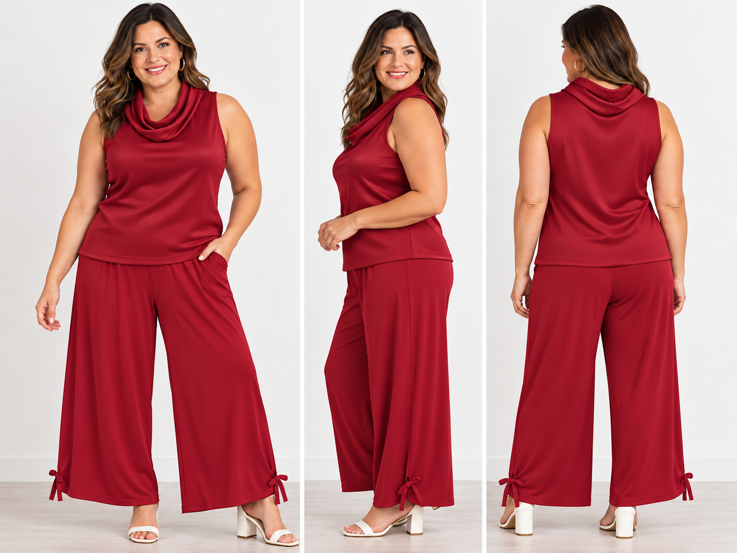 Traveler Wide Leg/Tie Bottom Pant