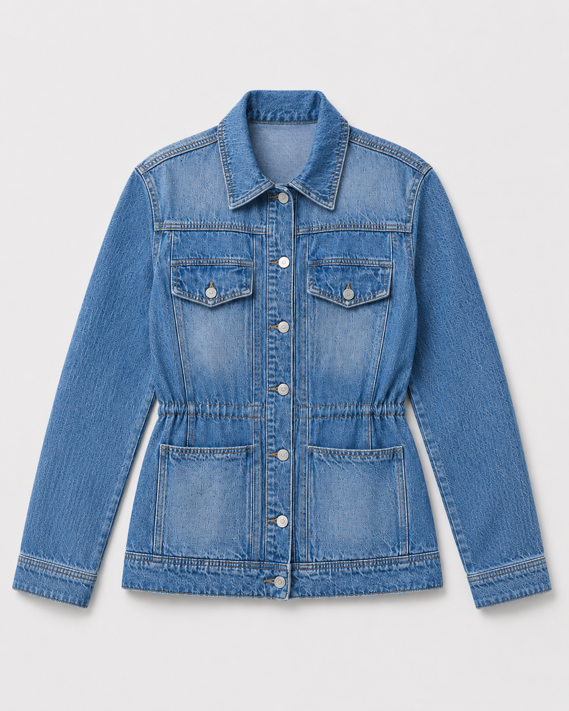 Drawstring Jean Jacket