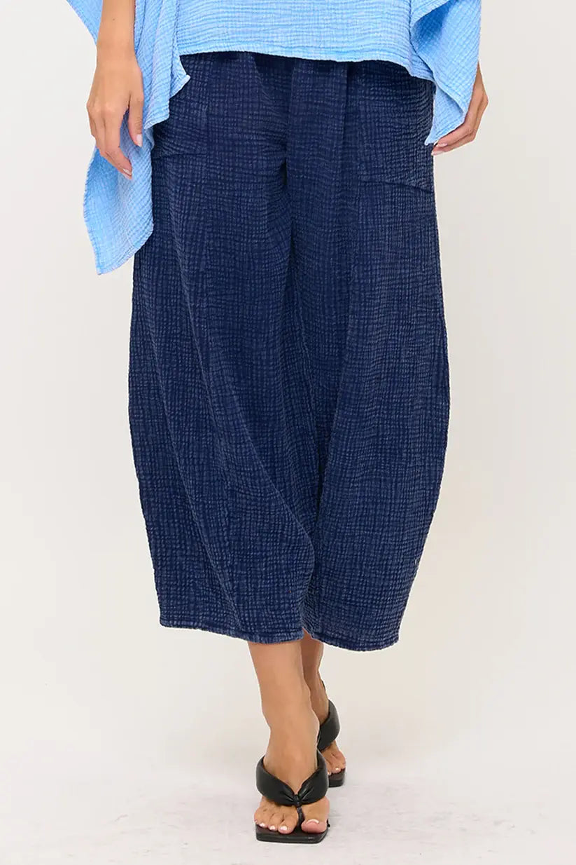 Bubble Gauze Lantern Pant