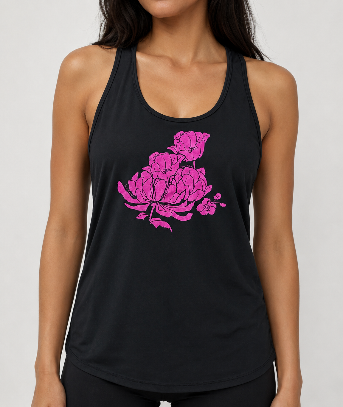 Active Floral Tank