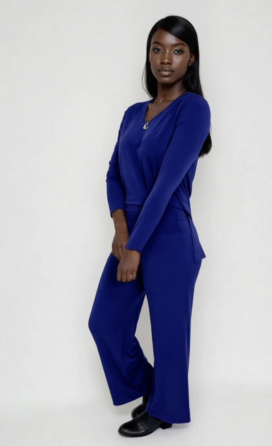 Roll Waist Pant · Deep Iris