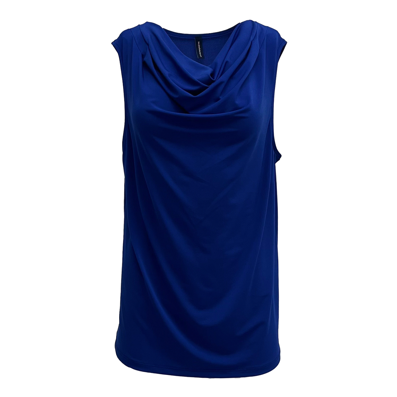 Cool Cowl Top · Cobalt Blue