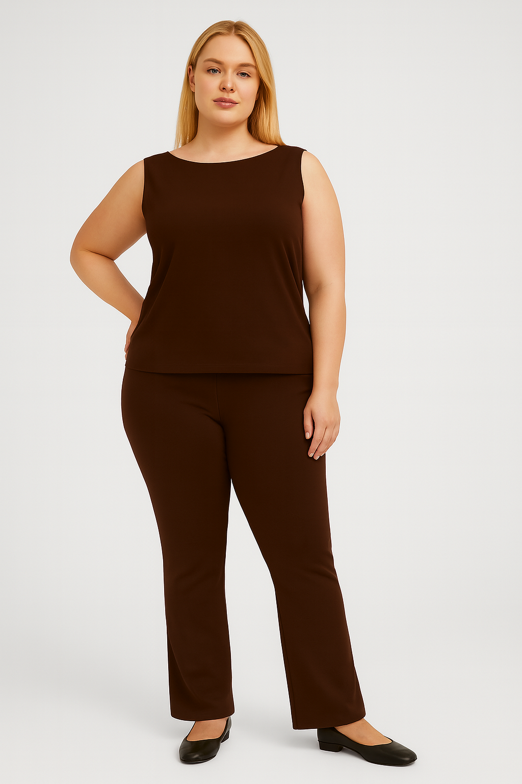 Turnaround Top · Java Brown