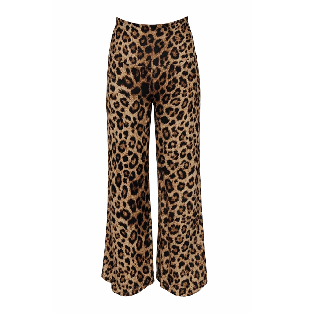 Roll Waist Pant · Classic Leopard