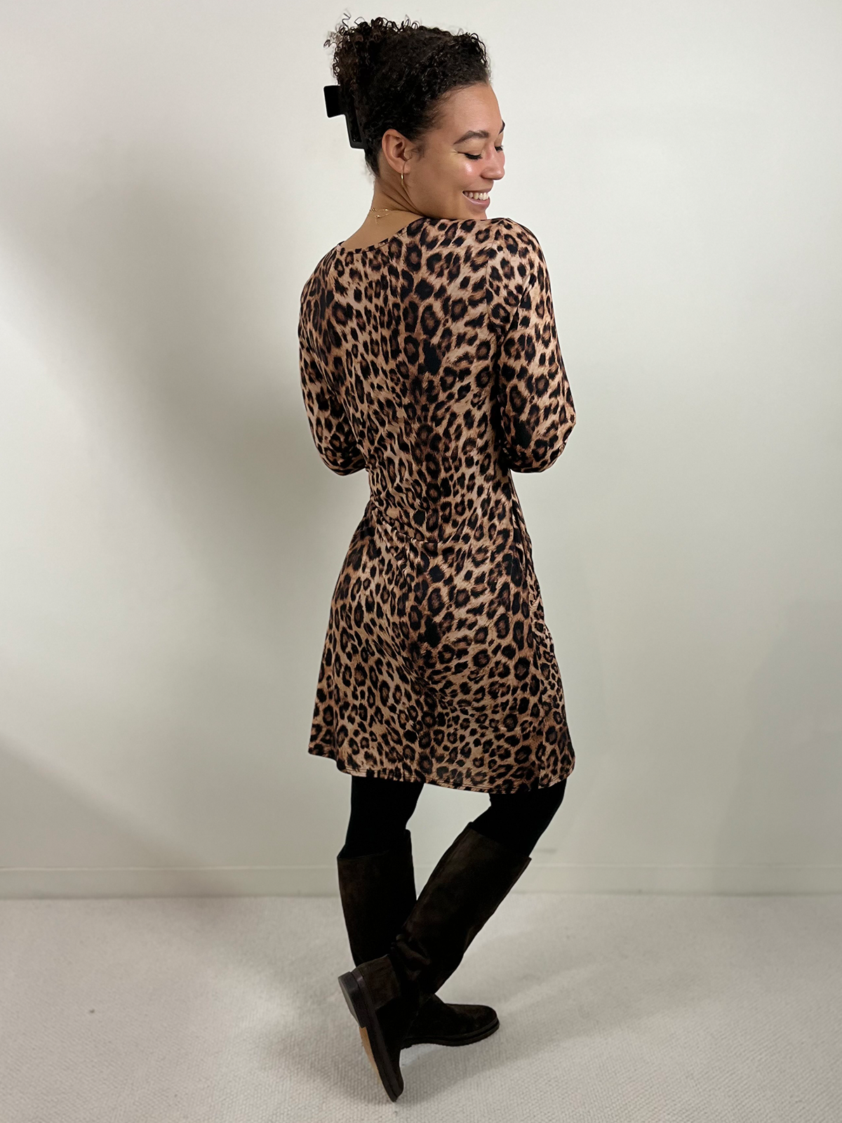 Wrap Dress · Classic Leopard