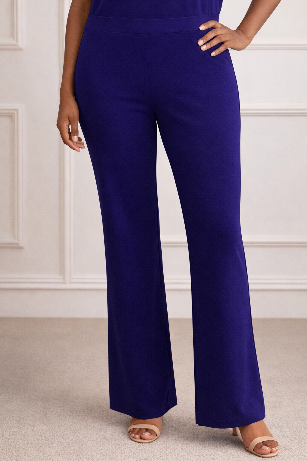 Straight Leg Pant · Deep Iris