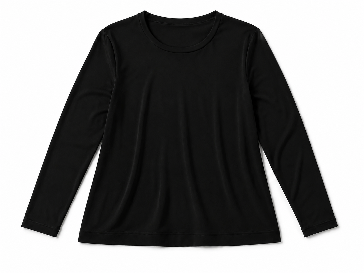Crew Neck Tunic - Black