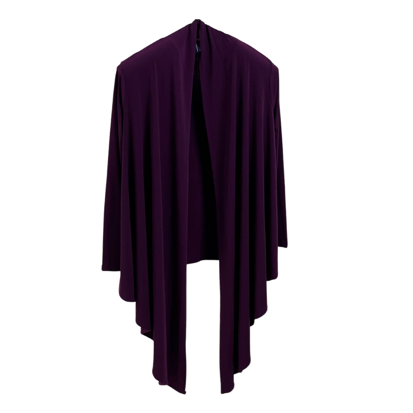 Wrap Cardigan · Wine